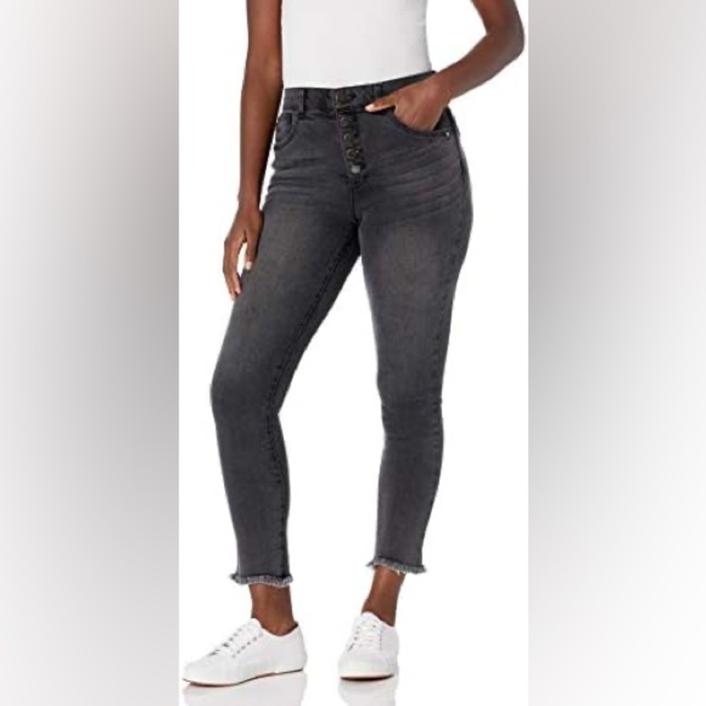 Democracy Women's High Rise Jeans - Dark Gray